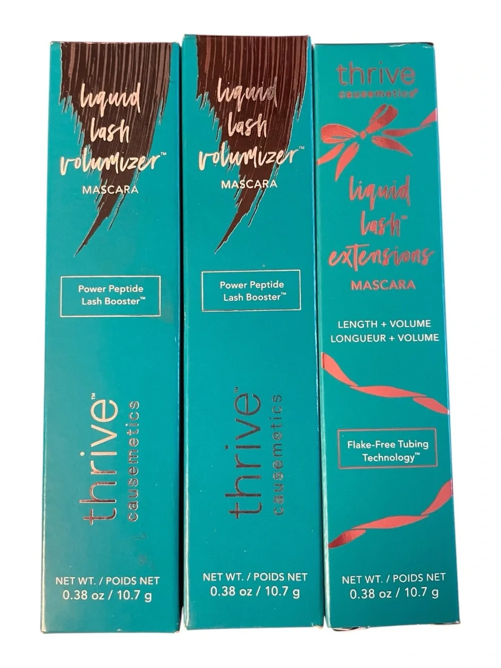Thrive Causemetics Mascara Trio Liquid Lash Extensions & Liquid Lash Volumizer
